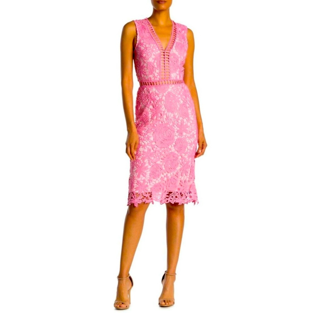 COPY—Love By Design Pink Morning Glory Dress Size M